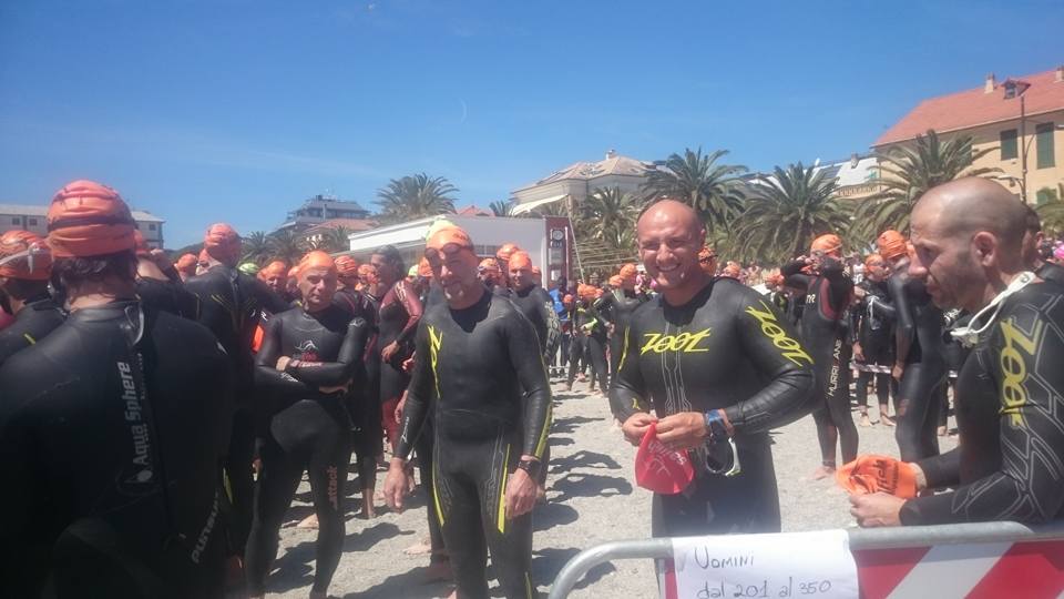 Marco Cannistrato al Triathlon Olimpico di Pietra Ligure