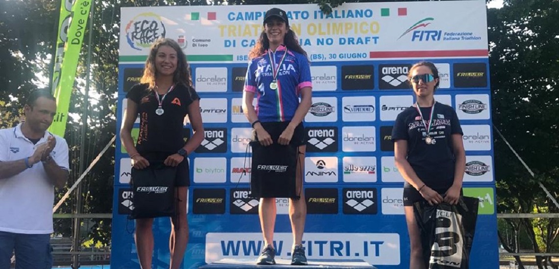 Vittoria Bergamini è Campionessa Italiana di Triathlon Olimpico no Draft
