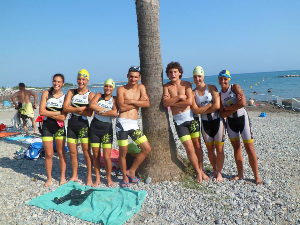 Polizzi e Bergamini secondi assoluti all’Aquathlon di Saint Laurent du Var