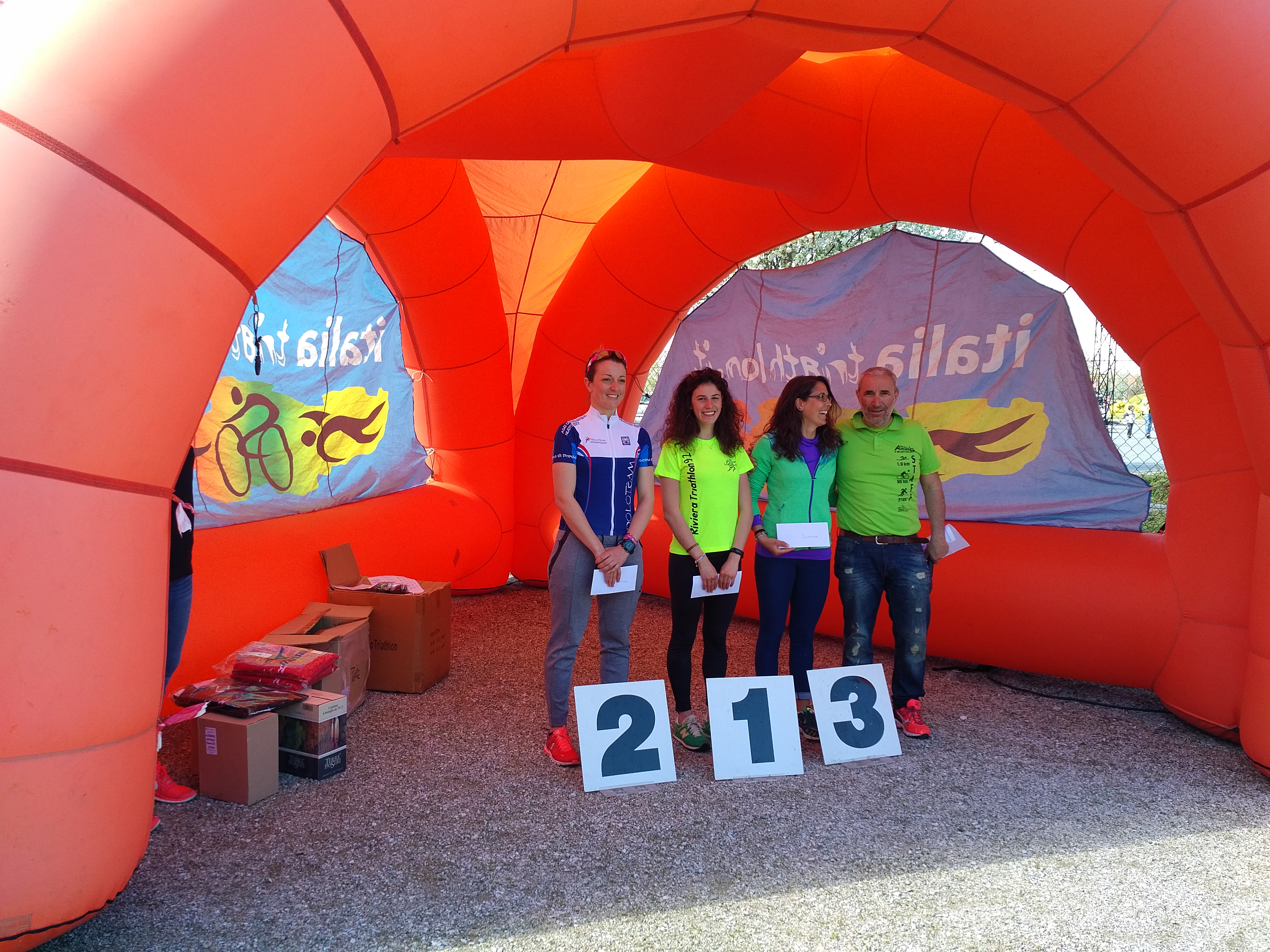 Bergamini su tutte e Grinza secondo al Triathlon Sprint di Fossano