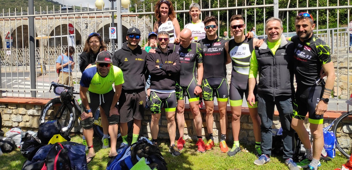 Bravi i nostri atleti al Triathlon Sprint di Andora